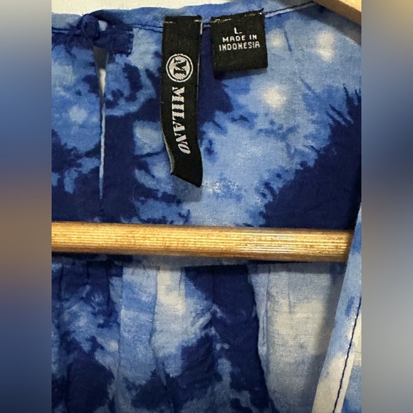 Milano: Women’s Tie-Dye Sleeveless Top- Size Large - Picture 3 of 7